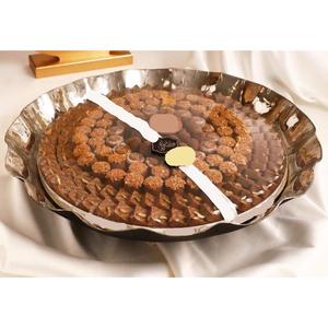 Bonbons au chocolat bol de service fil métallique doré bol de service dernière conception vaisselle bonbons Dessert bonbons support pour les fêtes - Product Image 1