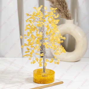 Amazing Quality Best Yellow Orgone Citrine 300 Chips Gemstone <b>Crystal</b> <b>Tree</b> Life Natural Gemstones For Decoration Meditation - Product Image 1