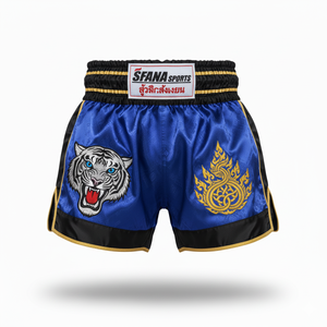 กางเกงขาสั้นฝึกซ้อมมวยไทยสำหรับผู้ชายกางเกงขาสั้นผ้าแห้งเร็วระบายอากาศได้ดีพิมพ์โลโก้ได้ตามต้องการสำหรับออกกำลังกายออกกำลังกายในยิมทุกวัน - Product Image 6