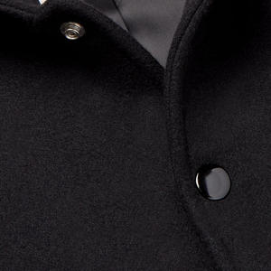 แจ็กเก็ตผ้าฝ้ายระบายอากาศได้ดีมีปกตั้งโลโก้ด้านหน้ามีตัวอักษร - Product Image 5