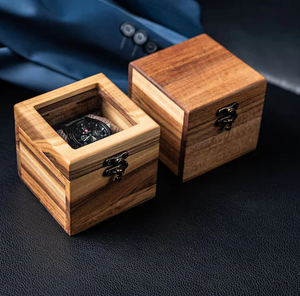Excellent Quality Wood <b>Watch</b> Box 3 Slots Gifts Packing Box Fashion Accessories Wood <b>Watch</b> Collection Box - Product Image 2