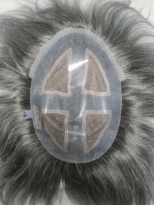 Taz Hair Bangladesh <b>Mens</b> Toupee Hair <b>Wig</b> with Skin Base 100% Density Remy Grade Kinky Straight and Deep Wave Styles - Product Image 6