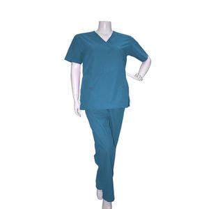 Top antiarrugas de manga corta con cuello en V Doctor Enfermería Scrubs Jogger Sets Trajes médicos Scrub Uniformes de hospital Scrubs para mujeres - Product Image 6