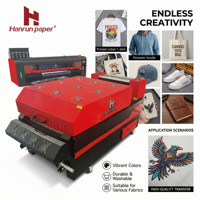 Kit d'imprimante DTF professionnelle de 60 cm avec four, machine d'impression DTF à double tête pour la production de vêtements et de textiles personnalisés