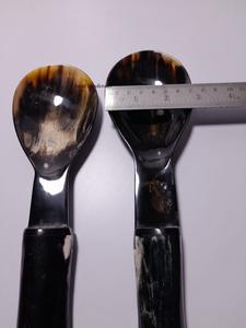 Gran oferta, juego de utensilios de estilo náutico de animales personalizados, cuchara de cuerno y hueso pulido, mango único, diseño de cuchara de horquilla artesanal Natural - Product Image 2