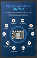 Placa Base Integrada para Control Industrial, Placa de Señalización Digital 8K, Placa Rockchip RK3588 Compatible con Android 12, Ubuntu y Debian OS