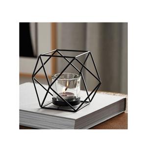 Fabrique et exportateur de dernier design bougeoir de couleur noire pour bougeoir décoratif de salon de table - Product Image 1