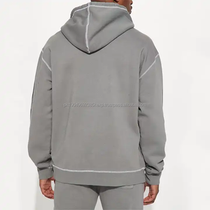 Sweat à capuche surdimensionné de haute qualité personnalisé, sweat à capuche en molleton français, sweat à capuche et sweat-shirts pour hommes grande taille - Product Image 3