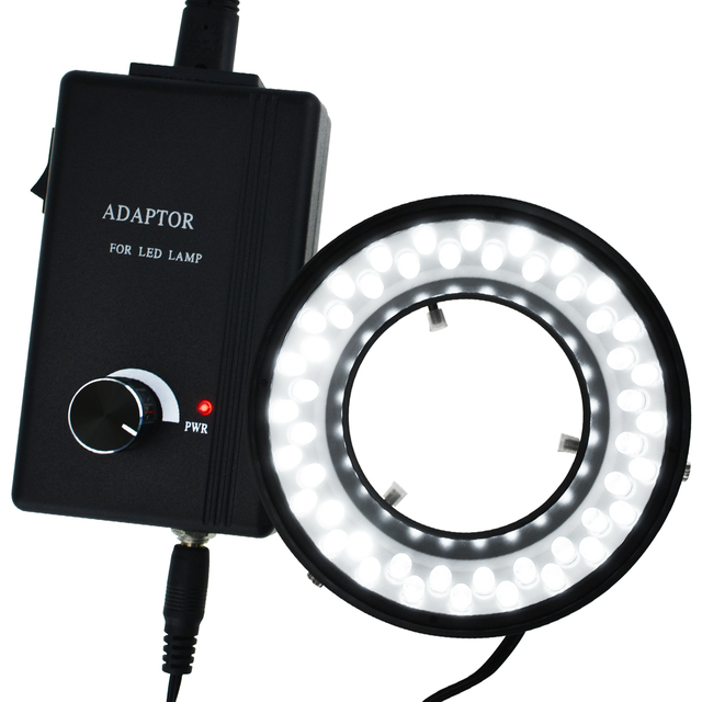 Adjustable Ring Light Precision Illumination for Inspection Microscopy 48 White LED Light 100,000 Hours High Quality Microscope