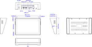 ใหม่8 10นิ้วแบบอินเตอร์แอคทีฟป้ายดิจิตอลเครื่องโฆษณาแอนดรอยด์หน้าจอสัมผัส RK3566ช่องใส่การ์ด4 + 32GB - Product Image 6