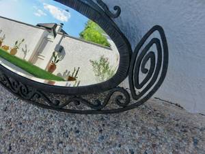 Silver mosaic <b>mirror</b>,<b>round</b> mosaic <b>mirror</b> - Product Image 4