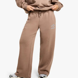 Taupe personnalisé femmes Colorado athlétisme jambe droite Joggers dernier hiver éponge polaire pantalons de survêtement/pantalon/pantalon - Product Image 1