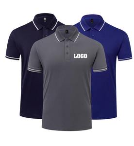 Polo ligero de manga corta, transpirable, secado rápido, textura suave, mezcla de algodón para entrenamiento y uso activo - Product Image 4