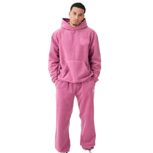 OEM ODM Oversized Baggy Fit Loose Tracksuit Mens Two Piece Custom Logo <b>Hoodie</b> and Joggers Wholesale Streetwear Supplier - Product Image 4