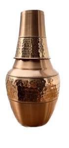 Botella de agua de cobre puro de alta calidad disponible en diferentes estilos con embalaje Premium mayorista de la mejor calidad de la India - Product Image 4