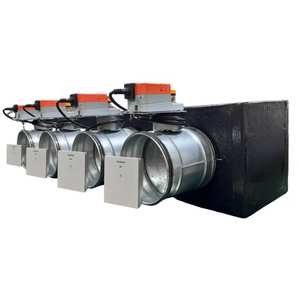 Unité de contrôle de registres motorisés WiFi 4 zones pour plénum canalisé avec interface Siemens et connexion VMC latérale pour systèmes CVC - Product Image 5