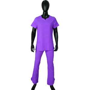 Uniformes Médicos de Manga Corta de Lona Ecológica al por Mayor para Hombres y Mujeres, Uniformes de Enfermera, Doctor y Hospital, Conjuntos de Uniformes Médicos de HI 2026 - Product Image 1