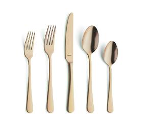 Juego de cubiertos dorados en acero inoxidable con diseño hecho a mano, perfecto para utensilios de cocina, artículos de hotel, comedor y vajilla para el hogar - Product Image 3