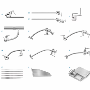Juego de Retractores Quirúrgicos de Acero Inoxidable y Sistema de Reposamanos de Varios Tamaños, Base de Instrumentos Quirúrgicos, Narham Enterprises - Product Image 6