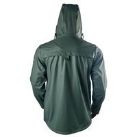 Veste d'été imperméable en softshell 100% polyester, grande taille, respirante, col montant, fermeture éclair