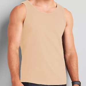 Camisetas sin Mangas para Hombre, Camiseta de Canalé de Alta Calidad, Ajustada, Tejido Básico, Camiseta de Verano para Salir, Camiseta sin Mangas para Hombre - Product Image 1
