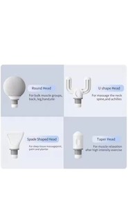 2025 Portable Premium professionnel LCD salle de sport pistolet à tissus profonds masseur corps électrique Vibration Muscle Fascia 8 têtes pistolet de Massage - Product Image 4