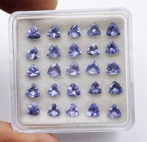 Alta calidad IGI certificado tanzanita trillón corte piedra preciosa suelta 3-6 MM azul Natural para la fabricación de joyas - Product Image 1