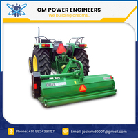 Tracteur mulcher tracteur efficace pour les résidus de paddy