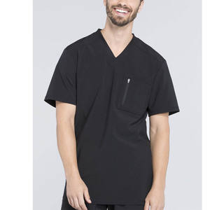 Ropa médica con cuello en V y cremallera para hombre y mujer, trajes médicos elásticos Unisex, uniformes de enfermería para Hospital, calidad Premium, venta al por mayor - Product Image 4