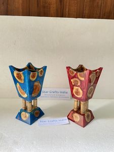 Brûleur d'encens indien fait à la main en bois et résine époxy Mubakhir Bakhoor Brûleur d'encens en gros Mubakhir Bakhoor Brûleur - Product Image 5