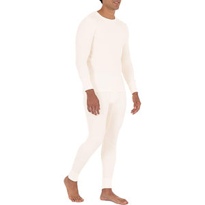 Eco-Friendly Thick Seamless Cotton <b>Thermal</b> <b>Underwear</b> Set <b>Men</b> Women High Neck Long Sleeve All Seasons Activewear Yoga Cycling - Product Image 4