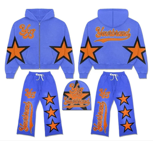 Custom Acid Wash <b>Oversize</b> Tracksuit - 100% Cotton French Terry Hoodie and <b>Jogger</b> Set for Unisex Streetwear - Product Image 3