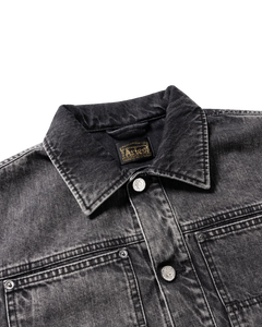 Blousons en jean slim délavés et vieillis, style vintage, décontractés et habillés, 100 % coton, lavage personnalisé, haute qualité, tendance - Product Image 3