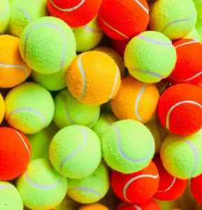 ลูกเทนนิสโลโก้แบบกำหนดเอง ผลิตจากยางทนทาน น้ำหนัก 56.7-59 กรัม เส้นผ่านศูนย์กลาง 6.54-6.86 ซม. ขนาดมาตรฐานสำหรับกีฬา - Product Image 4