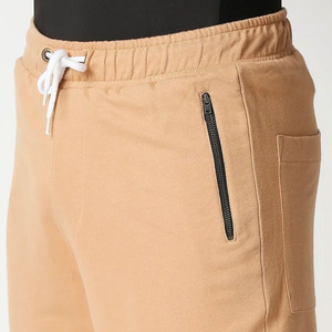Shorts de plage pour homme, couleur unie, avec cordon de serrage à la taille et poches latérales, séchage rapide, tissu Oxford, style décontracté. - Product Image 6