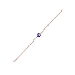 Bracelet chaîne en or rose/blanc/jaune 9 carats avec diamants pour femmes, OEM - Product Image 2