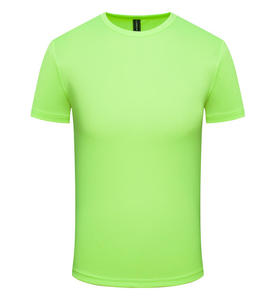 Venta al por mayor de camisetas de poliéster de alta calidad deporte transpirable de manga corta Camiseta lisa de impresión personalizada camiseta en blanco - Product Image 1