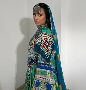 Fabricación de Ropa Afgana Personalizada, Vestido Kuchi Vintage, Ropa Étnica, Ropa Afgana, Vestido Kuchi Estilo Gitano - Product Image 2