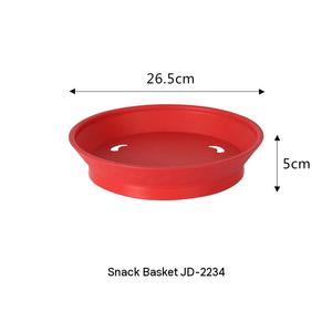 Plateau de service ovale en plastique SB01 pour frites, poulet frit, snacks et chips, idéal pour la maison, les bars et les KTV - Product Image 4