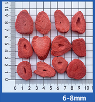 Chinese suikervrije gezonde snack OEM fabriek levert 100% natuurlijke gevriesdroogde aardbeien knapperige aardbeienplakjes bulk