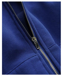 Sudadera con Capucha y Cremallera para Mujer, 100% Algodón, Estilo Urbano, Sudadera con Capucha y Cremallera Unisex, Venta al por Mayor OEM - Product Image 3