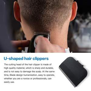 Lame de rechange réglable en acier inoxydable pour tondeuse à cheveux sans fil, tondeuse électrique avec alimentation USB - Product Image 6