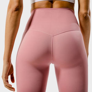 Venta al por mayor de mallas personalizadas para mujer, pantalones de yoga ajustados de tela suave para mujer, mallas de alta calidad hechas en Pakistán - Product Image 6