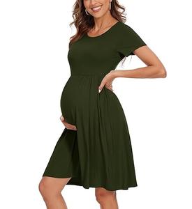 Hot Sale Women Clothing Pregnancy Nightwear Nursing Sleeveless Cotton Maternity Shirt For Women Breathable - Product Image 4