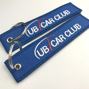 Vente au détail de luxe de bonne qualité en cuir PU voiture Logo porte-clés porte-clés blanc personnalisé en cuir voiture cadeau promotionnel multicolore - Product Image 2