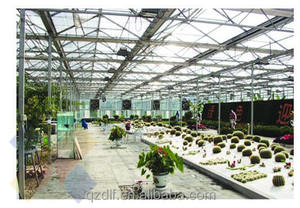 חממה חקלאית קטנה מרובת-מפרצים עם כיסוי יריעות פוליקרבונט ובקרת טמפרטורה לצמיחת צמחים - Product Image 3