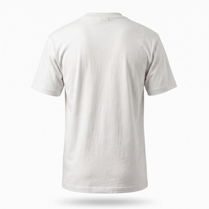 Camiseta Personalizada de Algodón Blanco de 280 GSM, Cuello Redondo, Bordado de Rosa, Estilo Urbano, Venta al Por Mayor OEM - Product Image 2