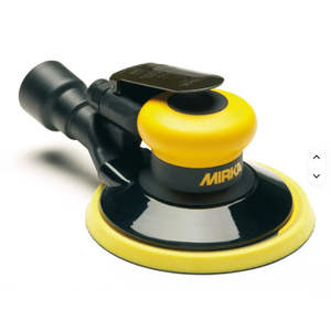 VENTES CHAUDES et NOUVEAU Ponceuse pneumatique orbitale ROS 650CV 150MM à aspiration centrale, orbite 5MM - Product Image 2