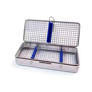 Plateau à mailles dentaire en acier inoxydable pour instruments dentaires Certificat CE ISO Plateau à mailles pour instruments chirurgicaux dentaires - Product Image 5