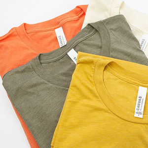 เสื้อยืดฮีตเตอร์ ยูนิเซ็กส์ ทริบลเอนด์ เบลล่า+แคนวาส 3413C |   เสื้อยืดแขนสั้นแบบยูนิเซ็กซ์ ผ้าผสมสามชนิด - Product Image 2
